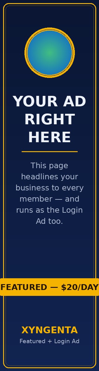 Your ad right here — Featured placement